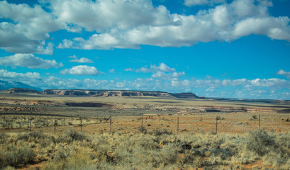 Route 66 Desert Landscape Scenery