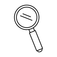 magnifying glass isolated icon vector illustration design