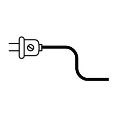 energy plug connector icon vector illustration design