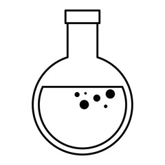 tube test flask icon vector illustration design