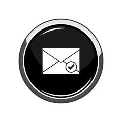 Mail icon. Vector Illustration