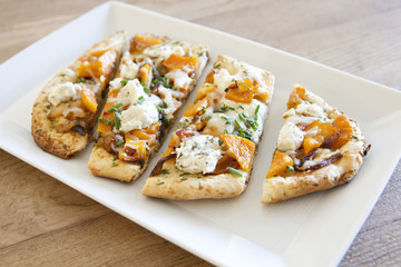 Butternut Squash and Goat Cheese Flatbread