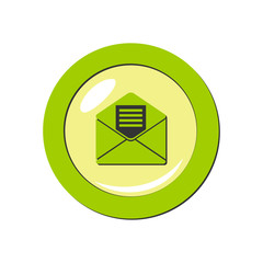 Mail icon. Vector Illustration