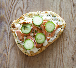 Salmon Flatbread