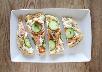 Salmon Flatbread