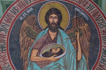 Saint John fresco, Radu Voda monastery, Bucharest
