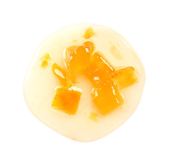 Sweet jam on white background