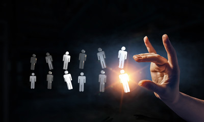 Glass people symbols