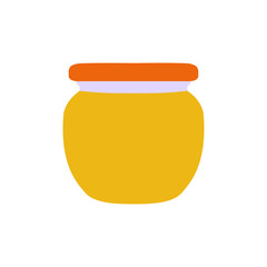 Honey jar. Vector