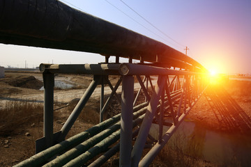 Oil pipeline, industrial equipment
