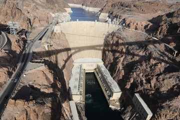Boulder Dam power electricity generator