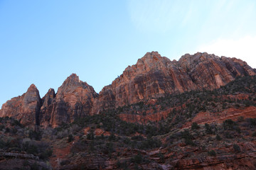 Zion national park Utah nature preserve canyon