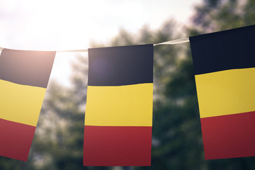Belgium flag pennants