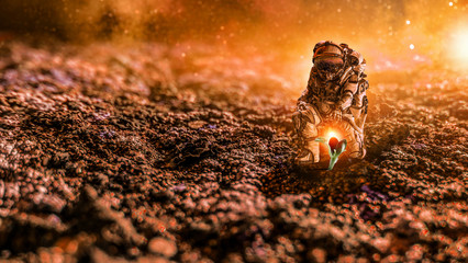 There is life on other planet. Mixed media