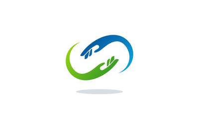 Hand Care logo designs, Teamwork Logo template designs