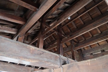 日本最古の丸岡城の天守閣