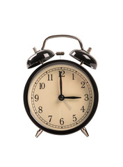 Alarm clock isolated on white background.