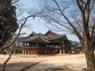 Scenery of Gwanghalluwon Garden in spring