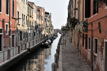 Fototapeta na wymiar Canal Fondamenta Soranza delle Fornaci, Venedig, Venetien, Italien, Europa, Europa