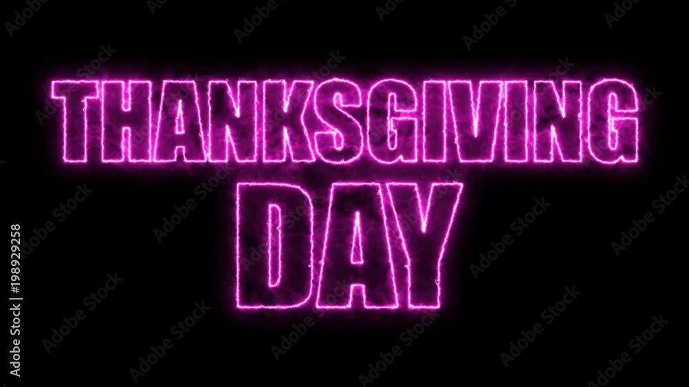 Poster thanks giving day text, 3d rendering background, computer generating, can be used for holidays festi