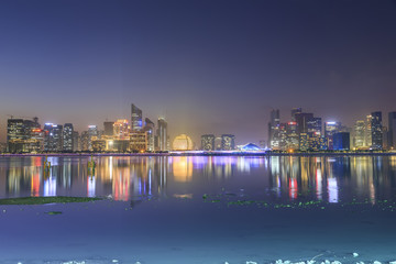 Fototapeta na wymiar Hangzhou CBD night view