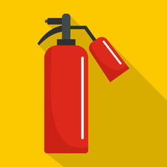 Extinguisher icon. Flat illustration of extinguisher vector icon for web