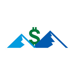 Money Mountain Logo Icon Design