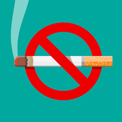 Tobacco cigarette abuse concept