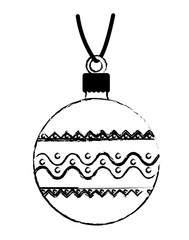 christmas ball hanging decorative icon