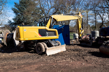 Fototapeta premium Bagger