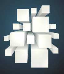 Squares abstract background