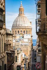 Obraz premium St Paul Cathedral in Valletta,Malta