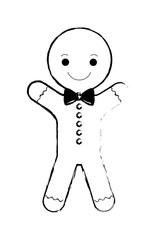 cute christmas cookie icon