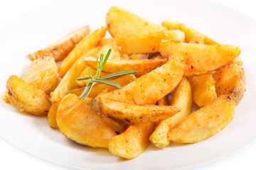 roasted potatoes with rosemary