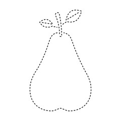 pear fresh fruit icon