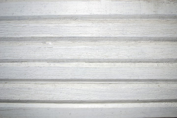 Wood texture closeup. White background.  White narrow planks