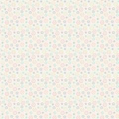 Cute floral pattern in the small flower. Seamless vector texture.