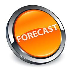 Forecast 3d orange round button