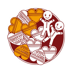 delicious and sweet christmas cookies