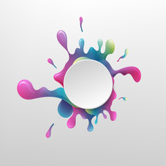 Abstract colored background. Multicolor design for your graphic concept