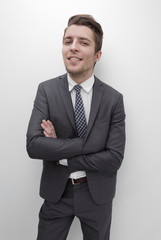 Fototapeta premium closeup.serious businessman.