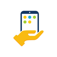 Care Mobile Phone Logo Icon Design