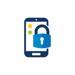 Security Mobile Phone Logo Icon Design