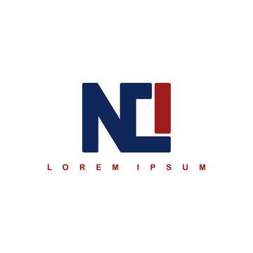 nci alphabet letter art theme logo logotype