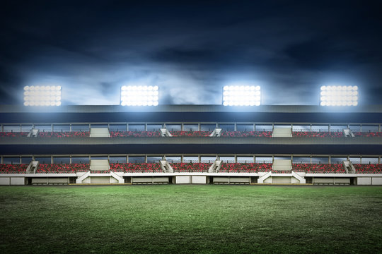 Soccer stadium field