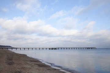 Seebrücke, Timmendorfer Strand,  Ostseeküste,  Lübecker Bucht, Schleswig-Holstein, Deutschland