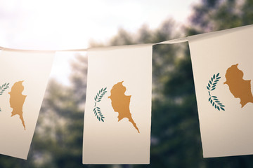 Cyprus flag pennants