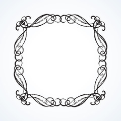 Vignette. Vector drawing