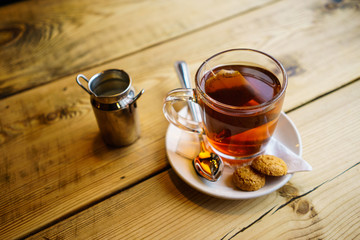 English tea with Milk in UK