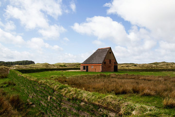 Fototapeta na wymiar Half Barn, Texel